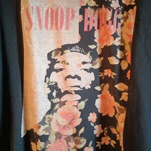 Men's Black XL Snoop Dogg Graphic T-Shirt Rap Concert Bad Music